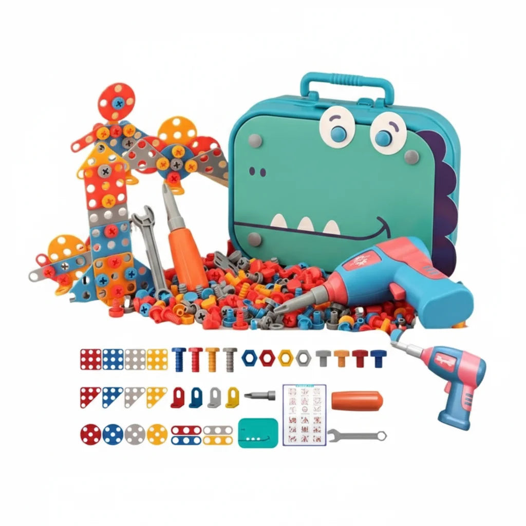 Creative Construction Drill Set – Dino / Space
